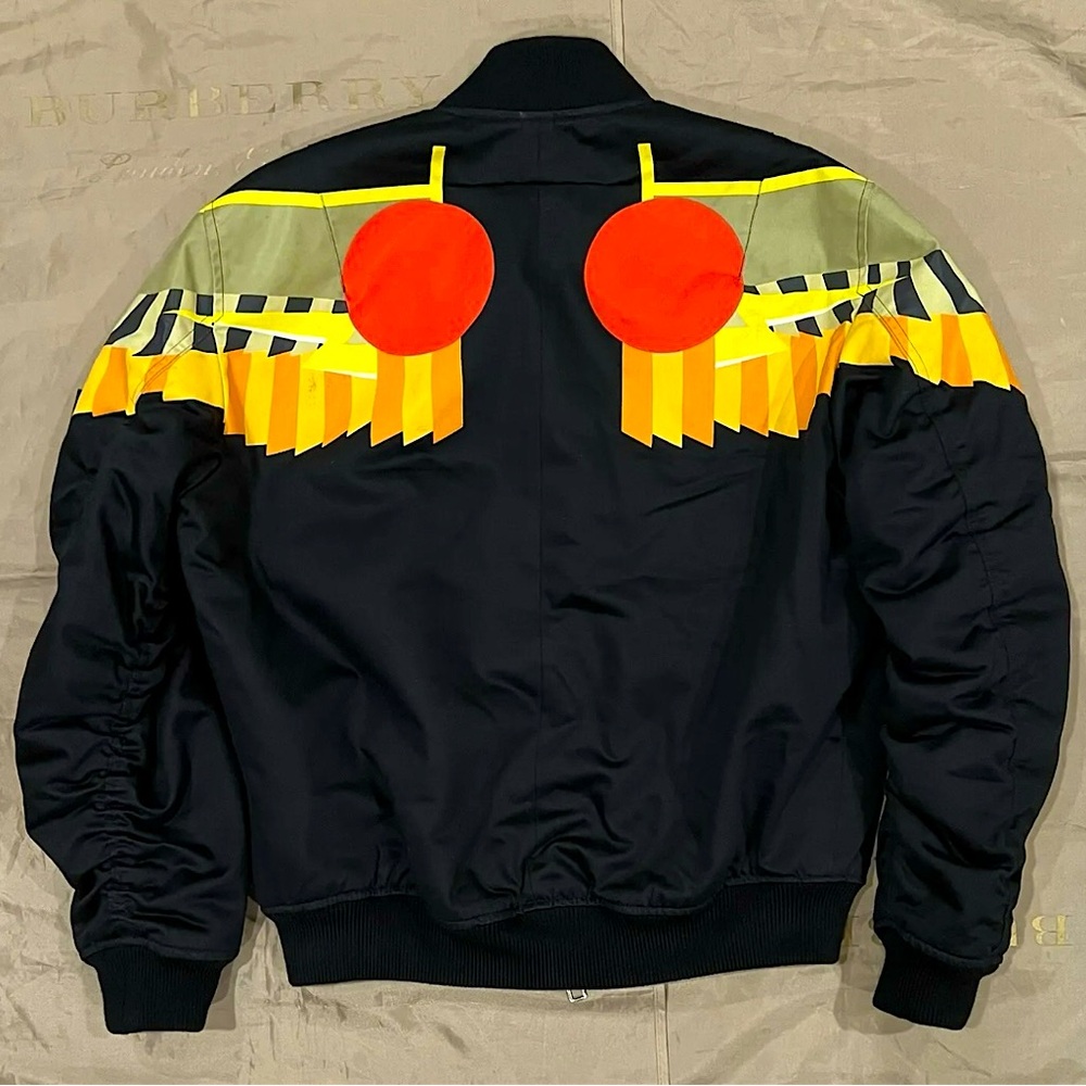 Givenchy Cotton Digital Wing in Black Size L Bomber Jacket 🔥 100% Authentic ✨